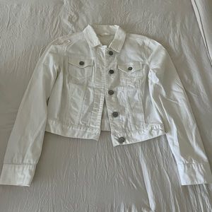 Aeropostale white Jean jacket size medium